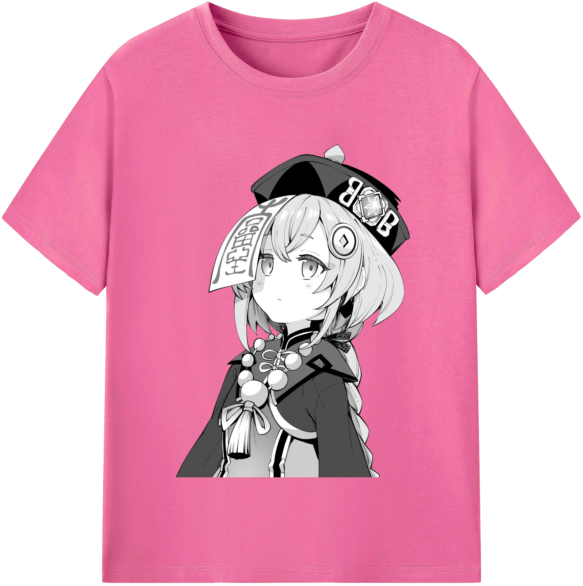 げんし神 七七 なな  genshin Nana レディースカジュアルプリントTシャツ（綿100％）